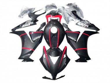 Purchase 2012-2016 Honda CBR1000RR Motorcycle Fairings - Black Carbon Fiber Red Australia