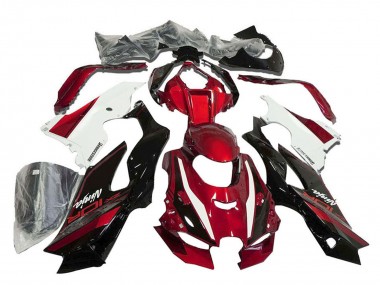 Purchase 2021-2025 Kawasaki ZX10R Motorcycle Fairings - Red White Glossy Black Australia