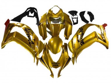 Purchase 2021-2025 Kawasaki ZX10R Motorcycle Fairings - Gold Black Australia