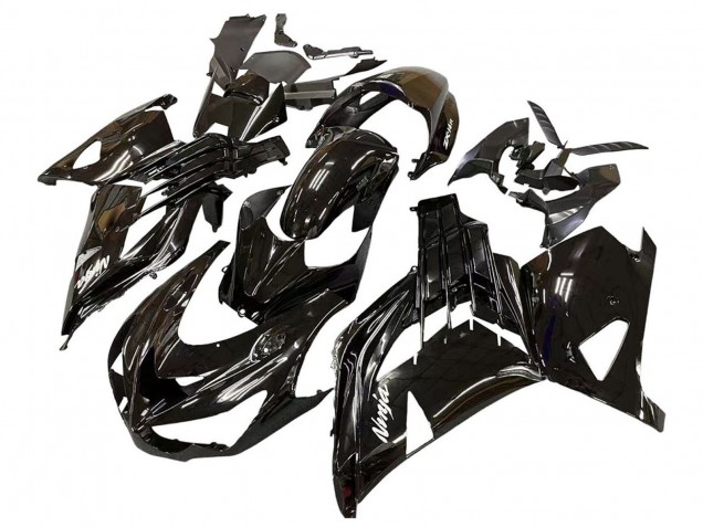 2012-2024 Kawasaki ZX14R ZZR1400 Motorcycle Fairings - Glossy Black Matte Black White Ninja Australia