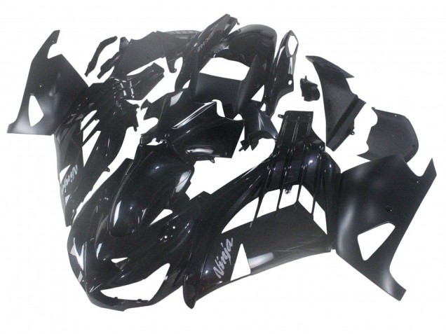 2012-2024 Kawasaki ZX14R ZZR1400 Motorcycle Fairing - Glossy Black Matte Black White Ninja Australia