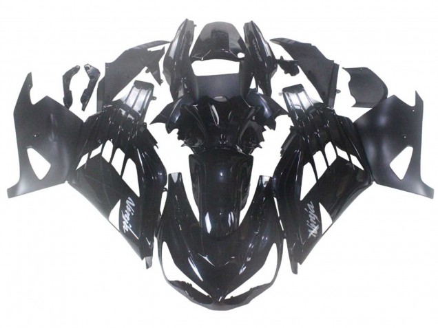 2012-2024 Kawasaki ZX14R ZZR1400 Motorcycle Fairing - Glossy Black Matte Black White Ninja Australia