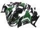 2012-2024 Kawasaki ZX14R ZZR1400 Motorcycle Fairings - Green Glossy Black Stripe Australia