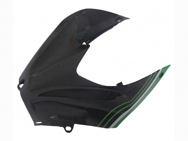2012-2024 Kawasaki ZX14R ZZR1400 Motorcycle Fairings - Green Glossy Black Stripe Australia