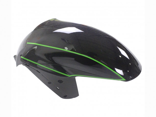 2012-2024 Kawasaki ZX14R ZZR1400 Motorcycle Fairings - Green Glossy Black Stripe Australia
