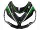 2012-2024 Kawasaki ZX14R ZZR1400 Motorcycle Fairings - Green Glossy Black Stripe Australia