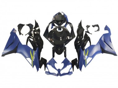 Purchase 2009-2012 Kawasaki ZX6R Motorcycle Fairing - Blue Glossy Black Yellow Australia
