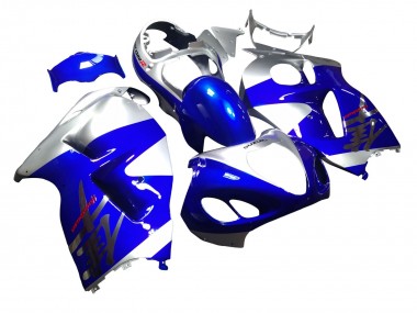Purchase 1996-2007 Suzuki GSXR 1300 Hayabusa Motorcycle Fairings - Blue Silver Hayabusa Australia