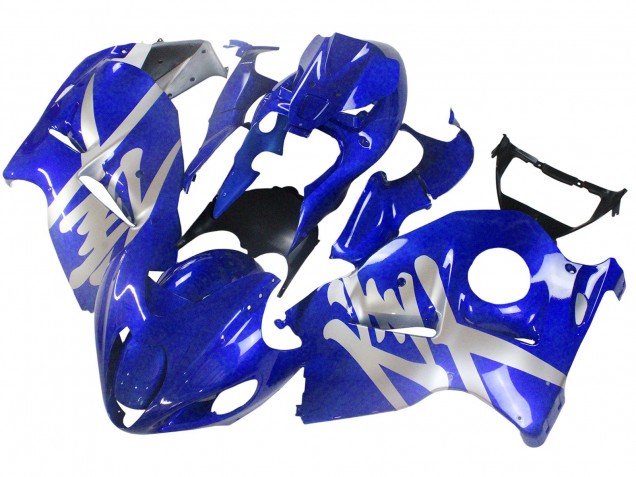1996-2007 Suzuki GSXR 1300 Hayabusa Motorcycle Fairings - Glossy Blue Australia