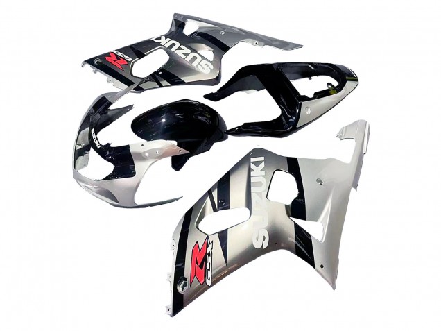 2001-2003 Suzuki GSXR 600 / GSXR 750 Motorcycle Fairing - Silver Glossy Black Red Australia