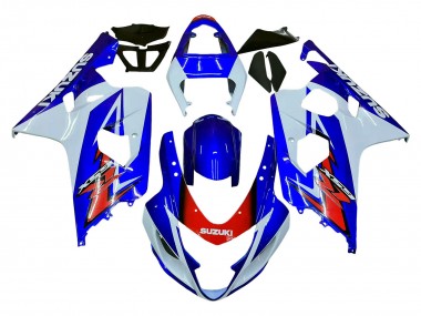 Purchase 2004-2005 Suzuki GSXR 600 / GSXR 750 Motorcycle Fairing - White Blue Red Australia