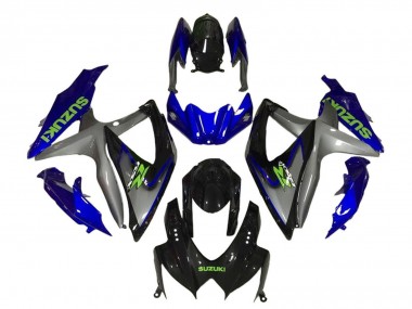 Purchase 2008-2010 Suzuki GSXR 600 / GSXR 750 Motorcycle Fairings - Blue Grey Glossy Black Green Australia