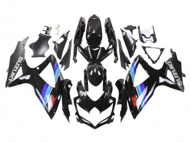 Purchase 2008-2010 Suzuki GSXR 600 / GSXR 750 Motorcycle Fairings - Glossy Black Blue Australia