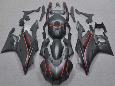 Purchase 2019-2021 Yamaha YZF R3/R25 Motorcycle Fairings - Matte Black Red Australia