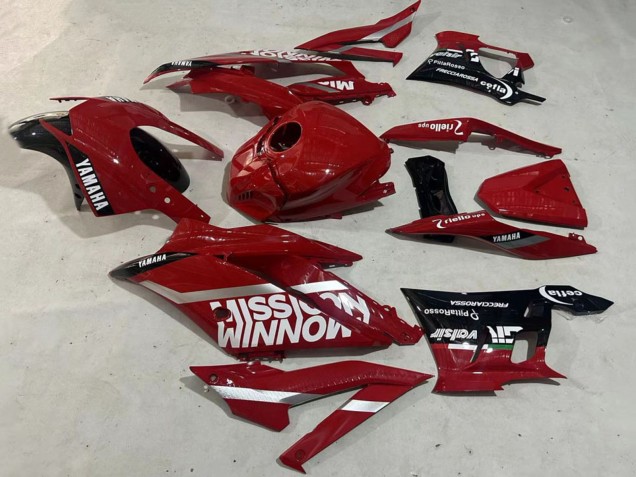 2019-2021 Yamaha YZF R3/R25 Motorcycle Fairings - Dark Red White Silver Black Valsir Australia