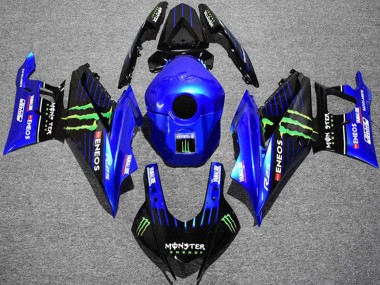 Purchase 2019-2021 Yamaha YZF R3/R25 Motorcycle Fairings - Blue Black Green ENEOS Yamalube Monster Australia
