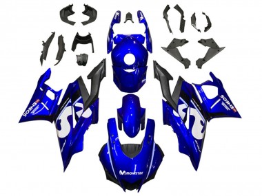 Purchase 2019-2021 Yamaha YZF R3/R25 Motorcycle Fairings - Blue White Black MoviStar ENEOS Australia