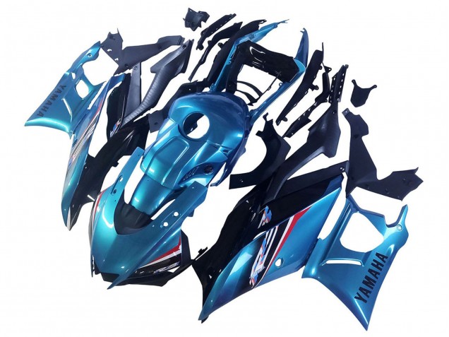2022-2024 Yamaha YZF R3/R25 Motorcycle Fairing - Blue White Red Black Australia