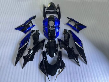 Purchase 2022-2024 Yamaha YZF R3/R25 Motorcycle Fairings - Blue Glossy Black Australia