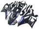 2022-2024 Yamaha YZF R3/R25 Motorcycle Fairings - Marble Black Silver Blue Forged Carbon Fiber Style Australia