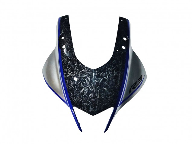 2022-2024 Yamaha YZF R3/R25 Motorcycle Fairings - Marble Black Silver Blue Forged Carbon Fiber Style Australia