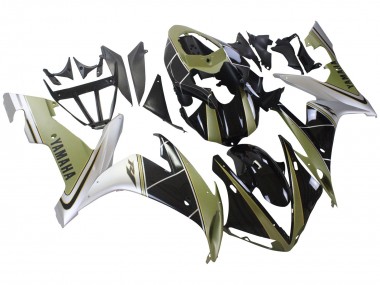 Purchase 2004-2006 Yamaha YZF 1000 R1 Motorcycle Fairings - Light Gold White Glossy Black Australia