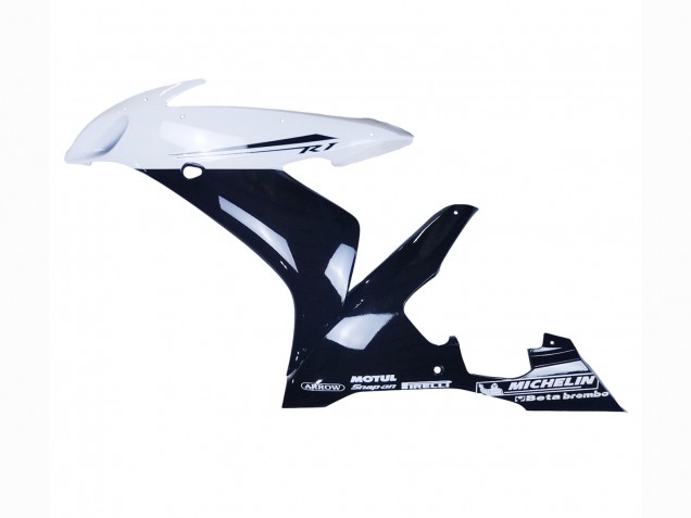 2004-2006 Yamaha YZF 1000 R1 Motorcycle Fairings - Glossy Black White Motul Australia