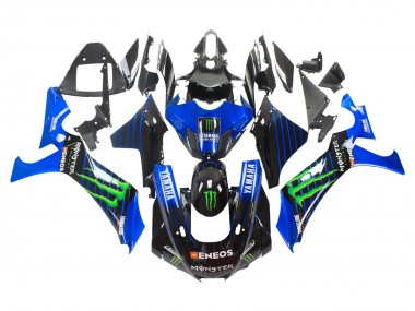 Purchase 2020-2025 Yamaha YZF 1000 R1 Motorcycle Fairings - Blue Black Green Black ENEOS Monster Australia