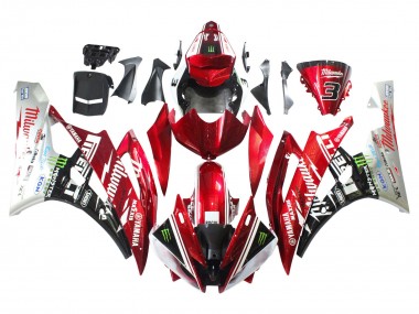 Purchase 2006-2007 Yamaha YZF 600 R6 Motorcycle Fairings - White Red Black Green Monster Milwaukee Australia