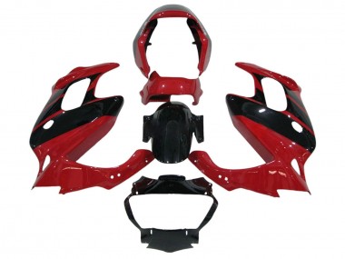Purchase 1997-2005 Honda VTR1000F Motorcycle Fairings - Red Glossy Black Australia