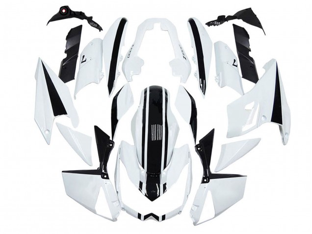 2010-2013 Kawasaki Z1000 Motorcycle Fairings - White Black Australia