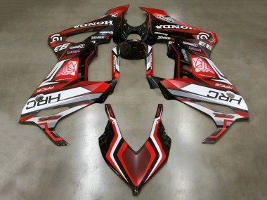 Purchase 2021-2023 Honda CBR650R Motorcycle Fairings - White Red Glossy Black HRC Australia