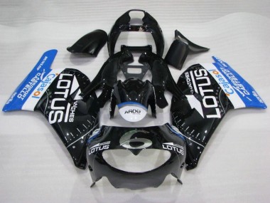 Purchase 1995-1997 Aprilia RS250 Motorcycle Fairings - Glossy Black White Blue Lotus Australia