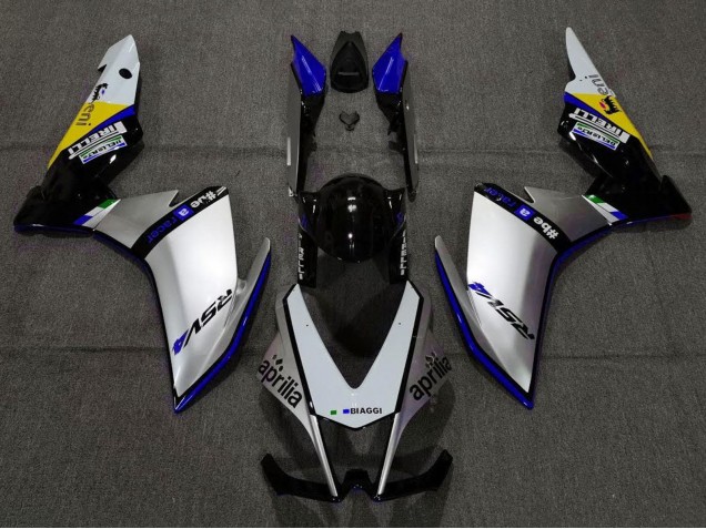 2009-2015 Aprilia RSV4 1000 Motorcycle Fairings - Silver Black Blue Yellow Australia
