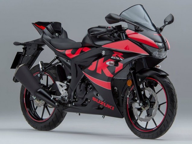 2017-2025 Suzuki GSXR125 Motorcycle Fairings - Black Red Australia
