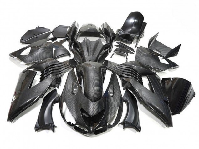 2006-2011 Kawasaki ZX14R ZZR1400 Motorcycle Fairings - Faux Carbon Fiber Australia