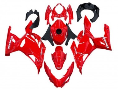 Purchase 2018-2024 Kawasaki Ninja 400 Motorcycle Fairings - Red Australia
