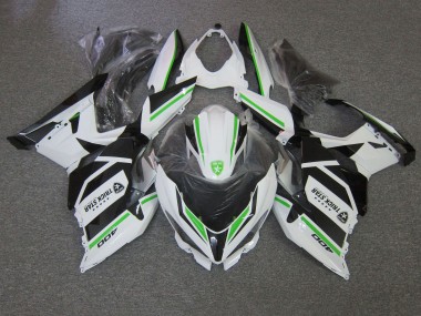 Purchase 2018-2024 Kawasaki Ninja 400 Motorcycle Fairings - White Green Black Trick Star Australia