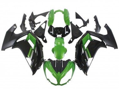 Purchase 2012-2014 Kawasaki Ninja ER6F Motorcycle Fairings - Green Black Australia
