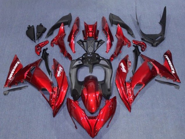2017-2019 Kawasaki Ninja 650 EX650 Motorcycle Fairing - Red Black White Australia