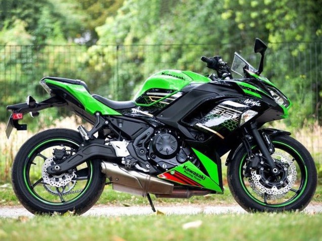 2020-2026 Kawasaki Ninja 650 EX650 Motorcycle Fairings - Green Black Red Honeycomb Australia
