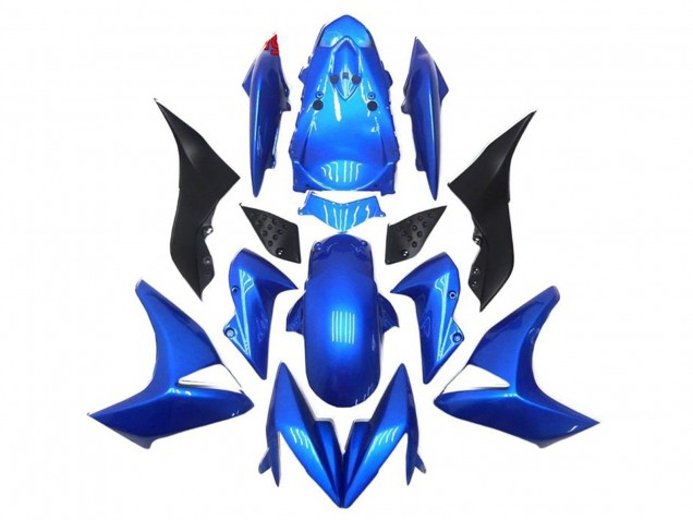2007-2009 Kawasaki Z1000 Motorcycle Fairings - Blue Black Australia