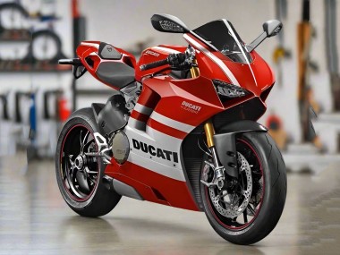 Purchase 2018-2019 Ducati Panigale V4 V4S Motorcycle Fairings - White Red Stripe Australia