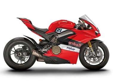 Purchase 2018-2019 Ducati Panigale V4 V4S Motorcycle Fairings - Red Black White Valsir Australia