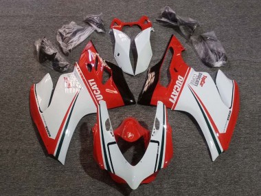 Purchase 2011-2014 Ducati Panigale 1199 Motorcycle Fairings - White Red Green Glossy Black Corse Australia