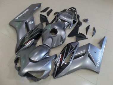 Purchase 2004-2005 Honda CBR1000RR Motorcycle Fairings - Silver Glossy Black Stripe Australia