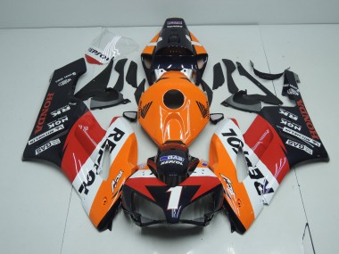Purchase 2004-2005 Honda CBR1000RR Motorcycle Fairings - Orange White Red Glossy Black Repsol RCV 1 Australia