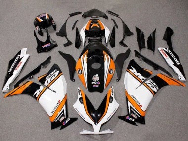 Purchase 2012-2016 Honda CBR1000RR Motorcycle Fairings - White Orange Glossy Black Australia