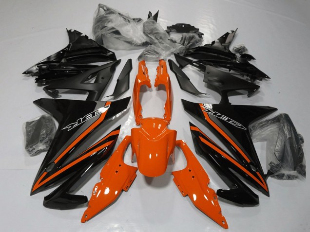 2016-2018 Honda CBR500R Motorcycle Fairings - Orange Grey Glossy Black Australia