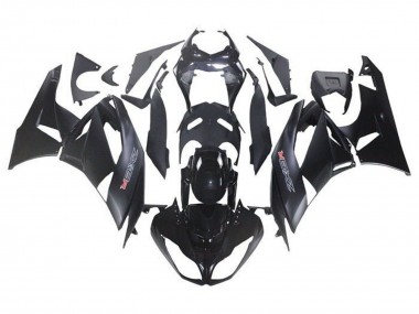 Purchase 2009-2012 Kawasaki ZX6R Motorcycle Fairing Kits - Glossy Black Matte Black Australia